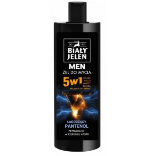 Biały Jeleń Men 5in1 Гель для вмивання для чоловіків, заспокійливий Pantenol