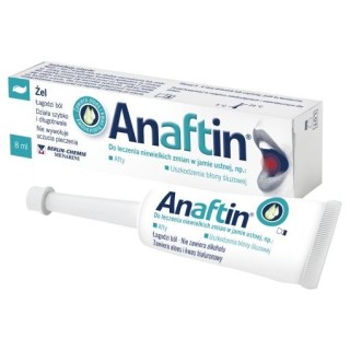 Anaftin gel for use in the oral cavity 8 ml