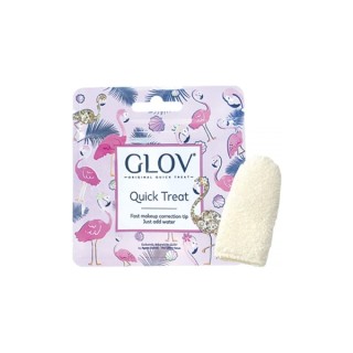 Glov Quick Treat Make-up verwijderhandschoen Ivory 1 stuk Glov Quick Treat Make-up verwijderhandschoen Ivory 1 stuk