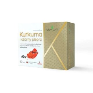 Biovitum Куркума і чорний перець 60 капсул