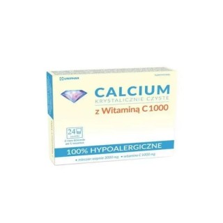 Calcium Crystal Clear with Vitamin C1000 24 sachets