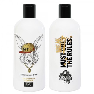 LaQ 2in1 Douchegel en haarshampoo voor mannen Konijn 300 ml