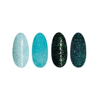 Ronney Glitter nagelpoeder /36/ Blauw