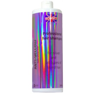 De shampoo voor blond , gebleekt en grijs haar geeft een platina tint, waardoor de gele tint wordt geëlimineerd