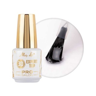 MollyLac Pro Salon 3D Expert Top voor hybride nagellakken 15 g