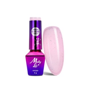 MollyLac /703/ Sparkling French Glowig Empire hybride nagellak 5 g