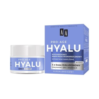 AA Hyalu Pro-Age przeciwzmarszczkowy Krem do twarzy na dzień wygładzający 50 ml
