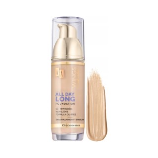 AA Wings Of Color All Day Long Face foundation /105 Beige Golden ml