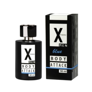 X-Phero Body Attack Blue Parfum met feromonen voor mannen 50 ml