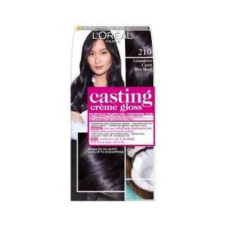 Фарба для волосся L'oreal Casting Creme Gloss /210/ Темно-синій чорний Фарба для волосся L'oreal Casting Creme Gloss /210/ Темно-синій чорний