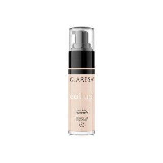 Лялька Claresa ! освітлюючий тональний крем для обличчя /04/ Medium 34 г