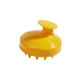 Siliconen hoofdhuidstimulator die de haargroei stimuleert Yellow 1 stuk
