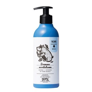 YOPE Wood Douchegel voor mannen Sandelhout, Saffraan en Patchouli 400 ml YOPE Wood Douchegel voor mannen Sandelhout, Saffraan en Patchouli 400 ml