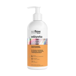 So!flow Protein-Emollient Conditioner voor medium poreus haar dat gevoelig is voor kroezen 300 ml