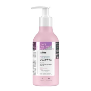 So!flow Emolientowo - Proteinowa Odżywka do włosów wysokoporowatych i łamliwych 400 ml