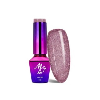 MollyLac /384/ Wedding Dream & Champagne Lakier Hybrydowy Choya 5 ml
