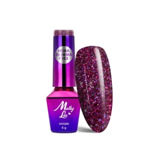 MollyLac /633/ Spotlight Lakier Hybrydowy Passionate 5 ml