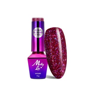 MollyLac /632/ Spotlight Lakier Hybrydowy Fan your Flames 5 ml