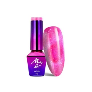 MollyLac /551/ Foxy Eyes Hybrid Lak Blink Me Pink 5 ml