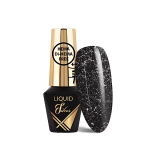 MollyLac Liquid Silver 2in1 Kleur en Nagel Top Liquid Silver 10 gr