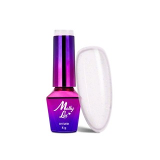 MollyLac /220/ Winter Crystalize Lakier Hybrydowy Morning Light 5 ml