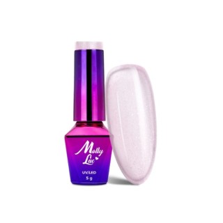 MollyLac /222/ Winter Crystalize Lakier Hybrydowy Petite Roses 5 ml