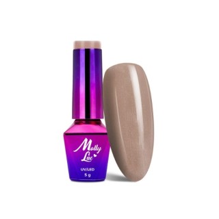 MollyLac /211/ Obsession Hybrid Nail Polish Light Terracota 5 мл