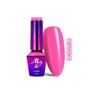 MollyLac /332/ Fancy Fashion Hybride Vernis Splash of Pink 5 ml