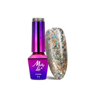 MollyLac /536/ Crushed Diamonds Hybride Vernis Verleid een Miljonair 5 ml