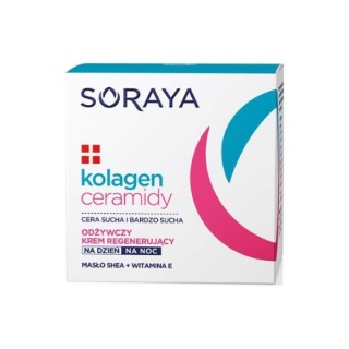 Soraya Collagen + Ceramides живильний Відновлюючий крем для обличчя День/ніч 50 мл