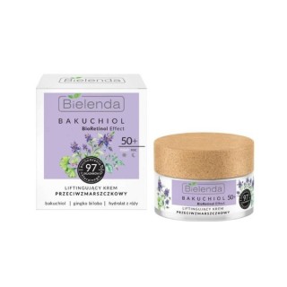Bielenda Bakuchiol Anti-rimpel liftende gezichtscrème 50+ voor dag en nacht 50 ml