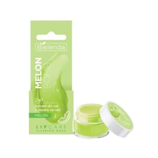 Bielenda Lip Care Slaapmasker Melon Bomb 2in1 Lippenbalsem + nachtmasker 10 g