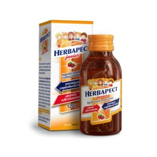 Herbapect Junior сироп дитячий зі смаком малини 120 г