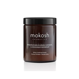 Mokosh Odżywka/Maska do włosów średnioporowatych, matowych, o przesuszonych końcach Zielona Herbata z Bergamotką 180 ml