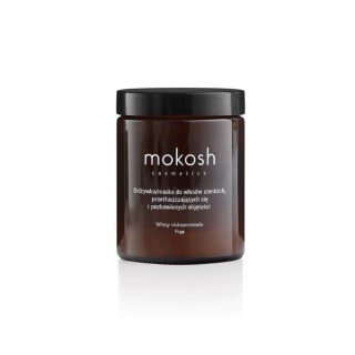 Mokosh Conditioner/Masker voor laag poreus, dun, vettig en volumeloos haar Vijg met Houtskool 180 ml
