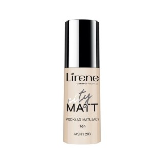Матовий і розгладжуючий флюїд для обличчя Lirene City Matt /203/ Light 30 мл