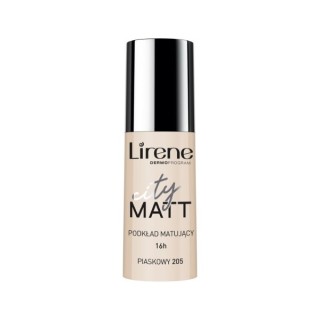 Матовий і розгладжуючий флюїд для обличчя Lirene City Matt /205/ Пісок 30 мл