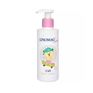 Linomag Olijfolie voor kinderen en zuigelingen vanaf de geboorte 200 ml Linomag Olijfolie voor kinderen en zuigelingen vanaf de geboorte 200 ml