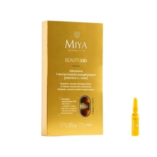 Miya BEAUTY .lab intensieve 7-daagse verkwikkende gezichtsbehandeling Vitamine C en Gember 5 ml