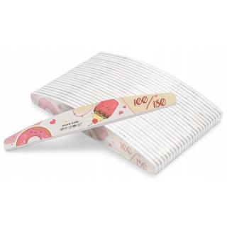 Aba Group Limited Edition Crescent nail file 100/180 Colorful Cookies 25 pieces
