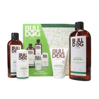 Bulldog Morning Rutine Zestaw do pielęgnacji ciała: Żel pod prysznic 500 ml + Antyperspirant Roll-on 75ml+ Szampon 300 ml + Krem