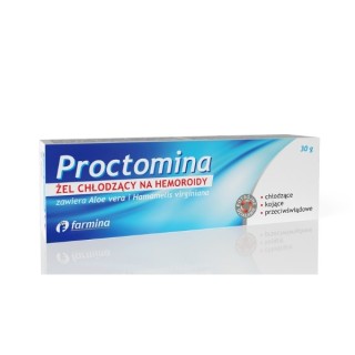 Proctomina охолоджуючий гель від геморою 30 г