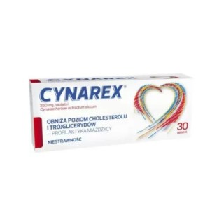 Cynarex 250mg 30 tabletek