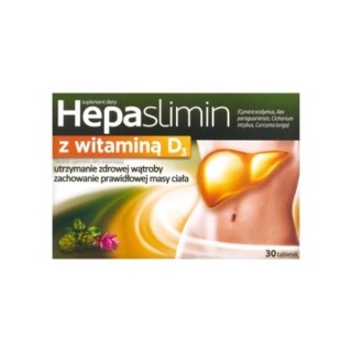 Hepaslimin met vitamine D3 30 tabletten
