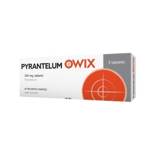Pyrantelum Owix 250 mg 3 tabletki