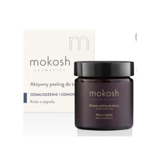 Mokosh actieve Peeling Roos met bosbes 60 ml