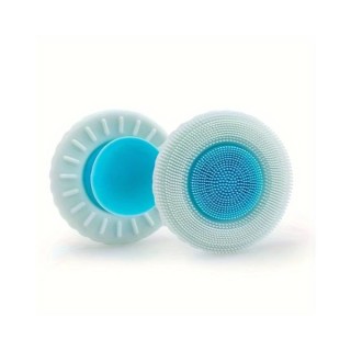 Siliconen gezichtsreinigingsborstel, Blauw, 1 stuk