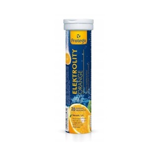 Protego Electrolytes Orange 20 effervescent tablets