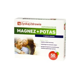 Asparaginum Magnesium + Potassium 50 tablets