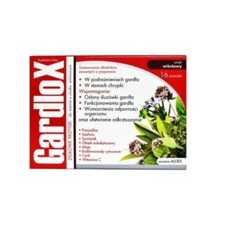 Gardlox Kersenpastilles 16 stuks